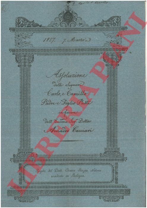 Assoluzione in denaro.