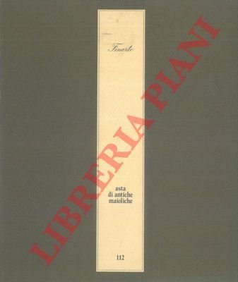 Asta di antiche maioliche.