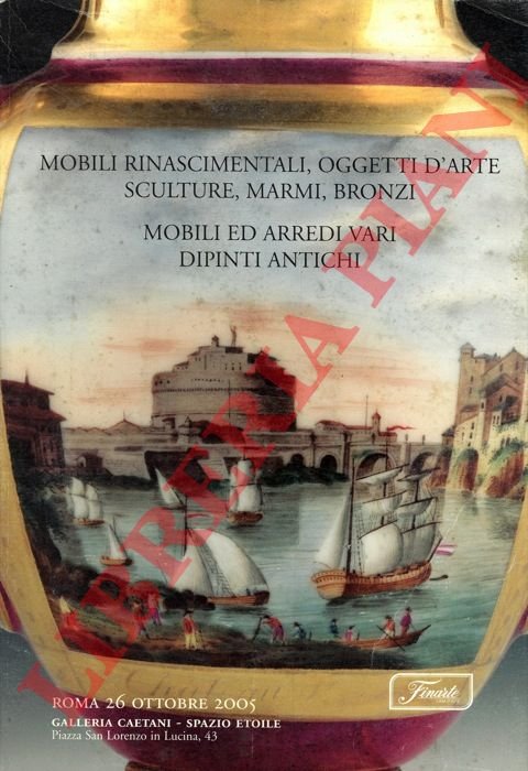Asta di mobili rinascimentali, oggetti d'arte, sculture, marmi, bronzi. Mobili …