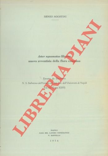 Aster squamatus Hieron. Nuova avventizia della flora campana.