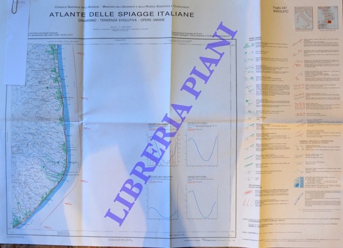 Atlante delle spiagge italiane. Dinamismo.Opere umane. F° 247 Badolato.