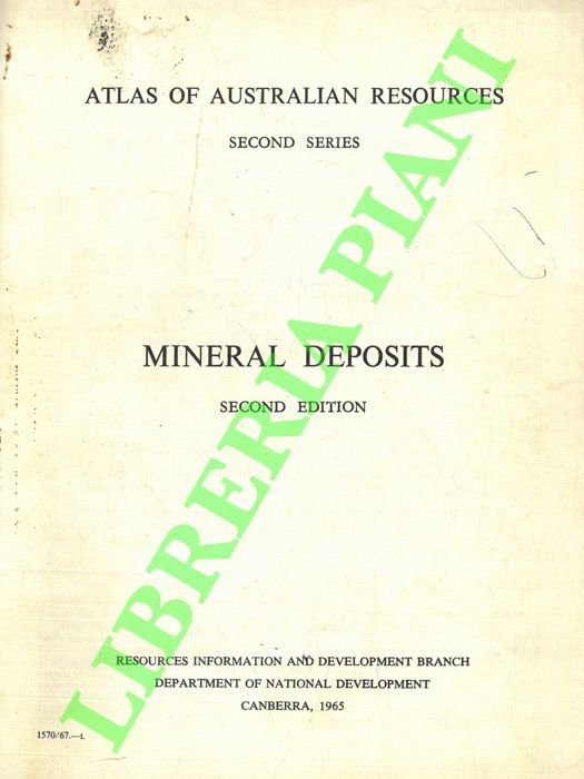 Atlas of Australian Resources. Second Series. Mineral Deposits.