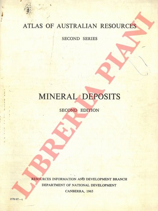 Atlas of Australian Resources. Second Series. Mineral Deposits.