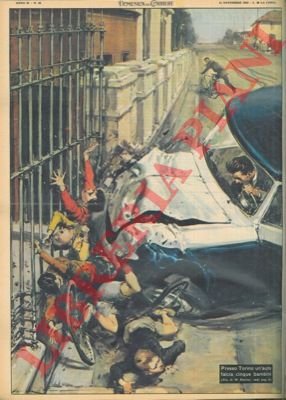 Auto falcia cinque bambini; vicino a Torino.