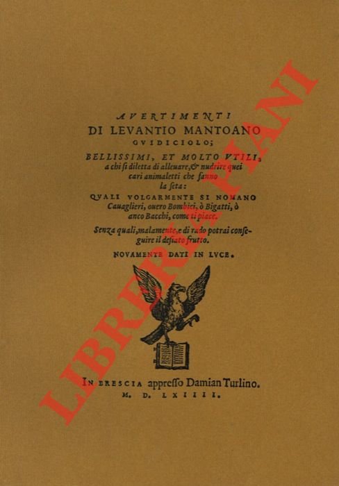 Avertimenti di Levantio Mantoano Guidiciolo; bellissimi et molto utili a …