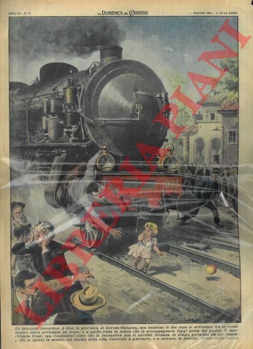 Bambina che rischiava di essere investita da un treno salvata …