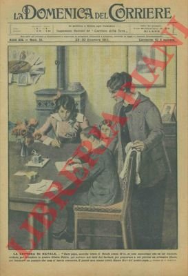 Bambino scrive la lettera di Natale al padre soldato. | Immagine Gallery 3