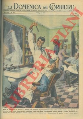 Barbiere improvvisamente impazzito mentre radeva un cliente, immobilizzato e disarmato …