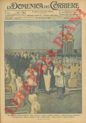 Benedizione del cimitero militare italiano a Amras (Innsbruck) dove sono …