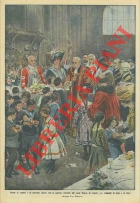 Bimbi di soldati e di marinai ora in guerra ricevuti …