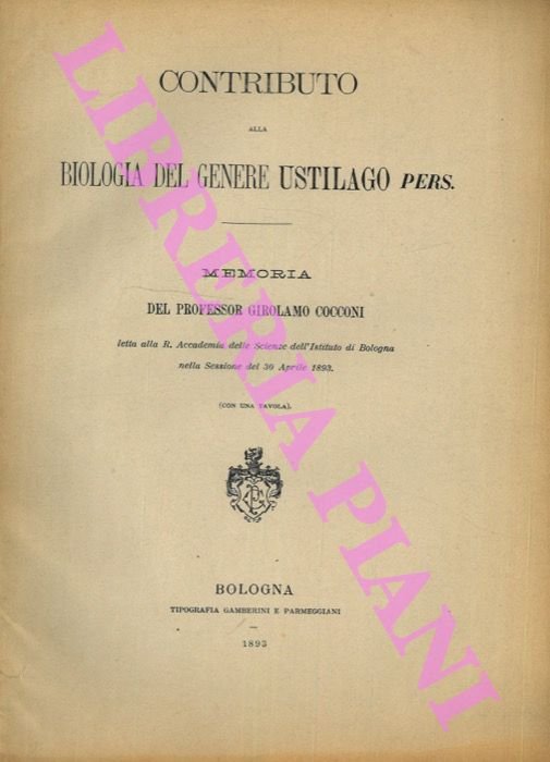 Biologia del genere Ustilago pers.