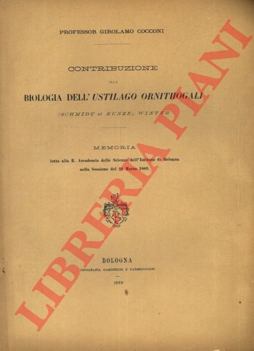 Biologia dell'Ustilago ornithogali (Schmidt et Kunze) winter.