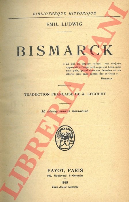 Bismarck.