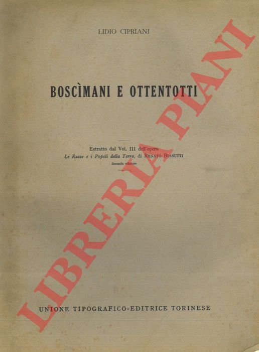Boscimani e Ottentotti.