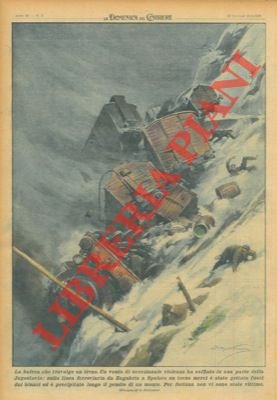 Bufera travolge un treno tra Zagabria e Spalato.