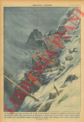 Bufera travolge un treno tra Zagabria e Spalato.