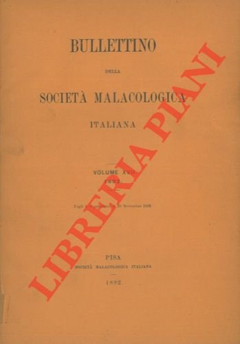 Bullettino della Società Malacologica Italiana.