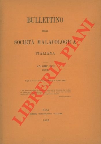 Bullettino della Società Malacologica Italiana.