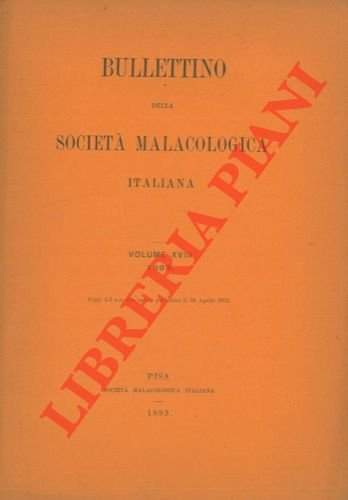Bullettino della Società Malacologica Italiana.