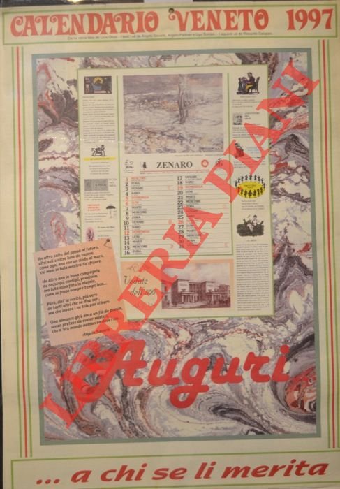 Calendario Veneto 1997. Vedute dell'800.