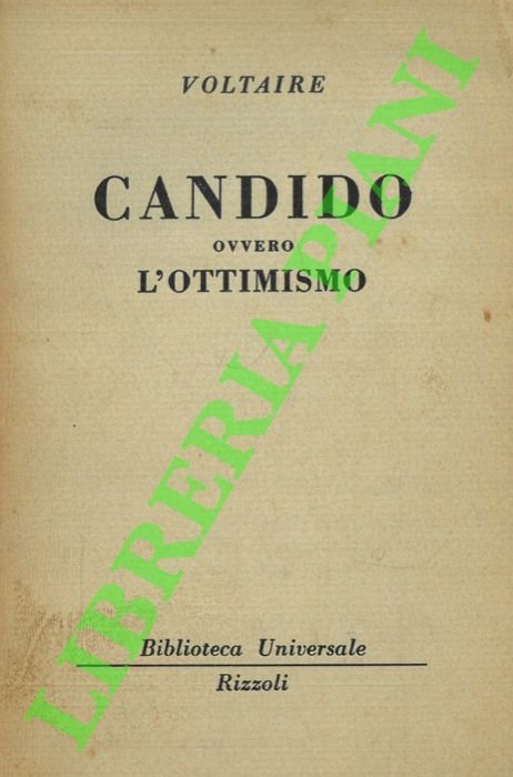 Candido ovvero l'ottimismo.