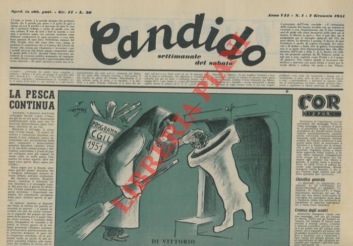 Candido. Settimanale del sabato.
