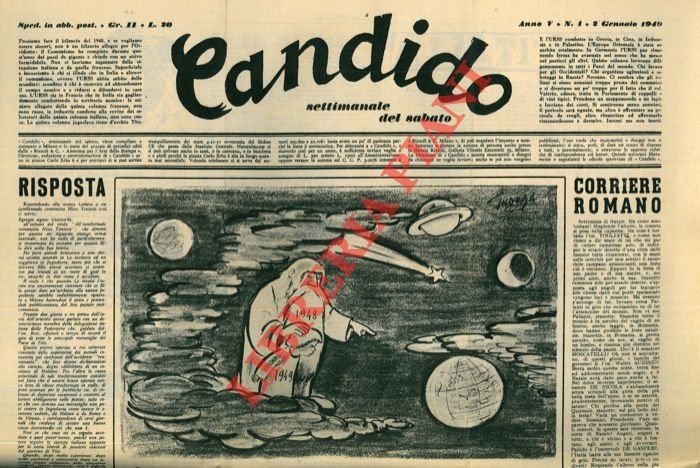 Candido. Settimanale del sabato.