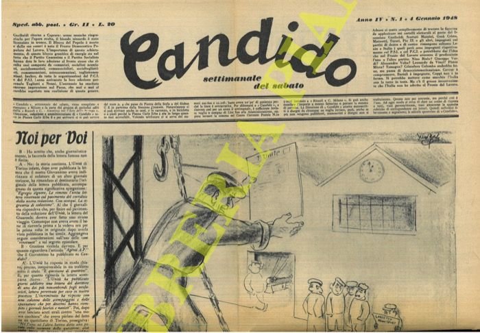 Candido. Settimanale del sabato. 1948.