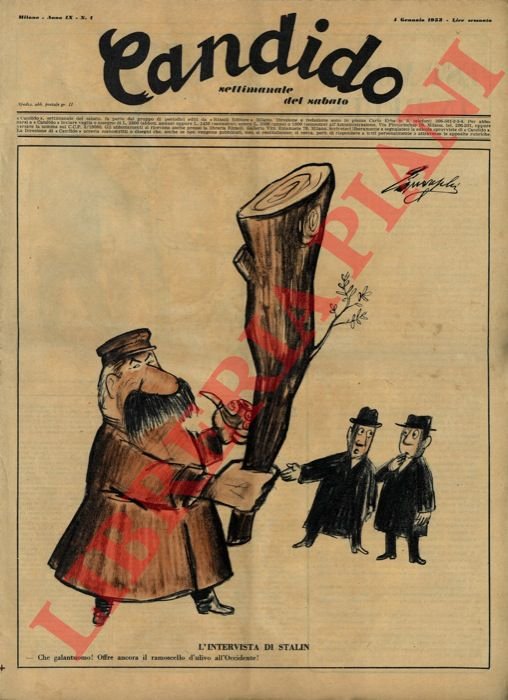 Candido. Settimanale del sabato. 1953.