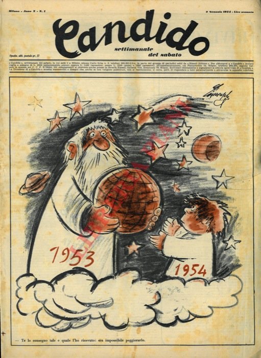 Candido. Settimanale del sabato. 1954.