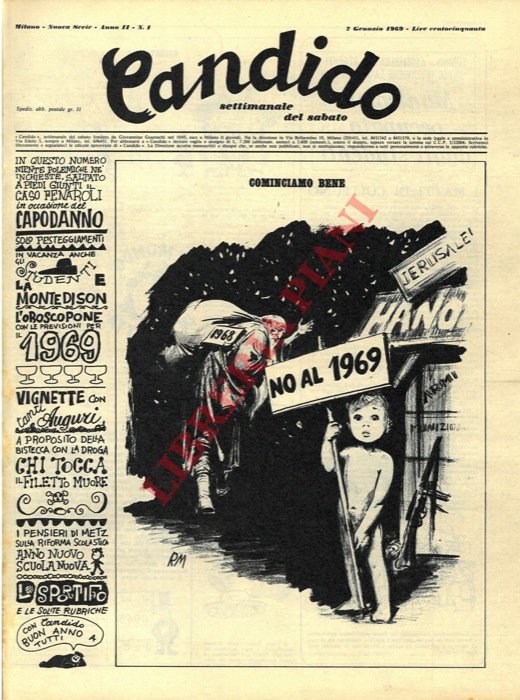 Candido. Settimanale del sabato. 1969.