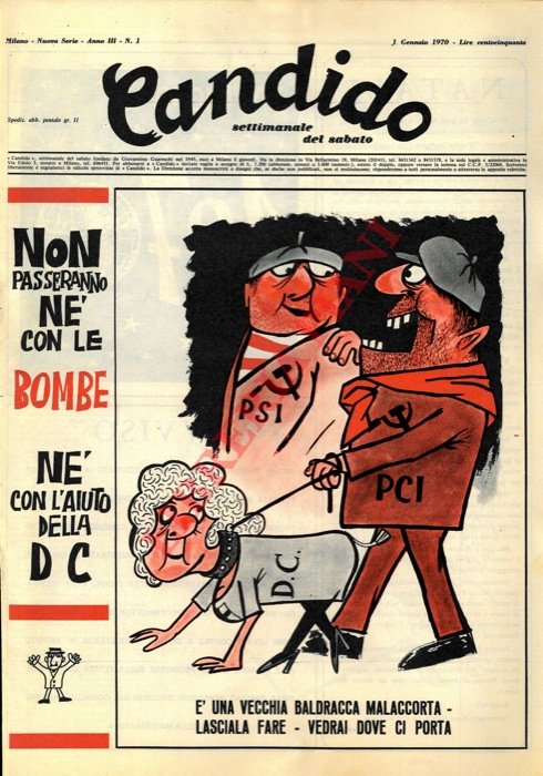 Candido. Settimanale del sabato. 1970.