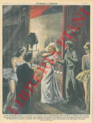 Cantante che, durante uno spettacolo di "varietà", stava per tornare …