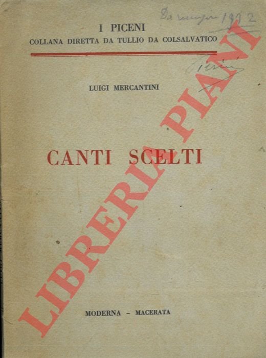 Canti scelti.