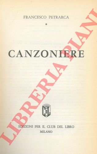 Canzoniere.