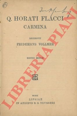 Carmina. Recensuit Fridericus Vollmer.