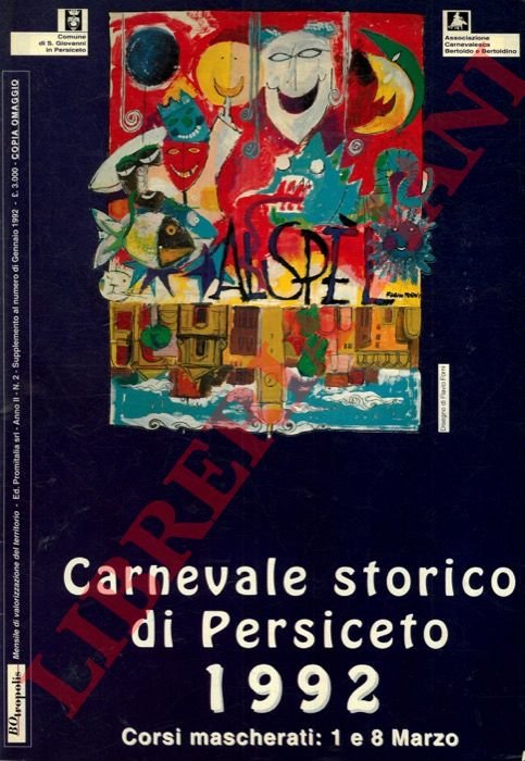 Carnevale storico di Persiceto 1992.