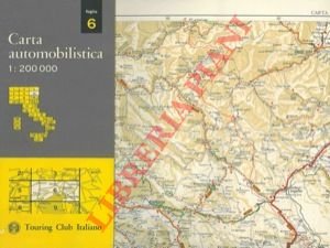 Carta automobilistica italia, scala 1 : 200.000.