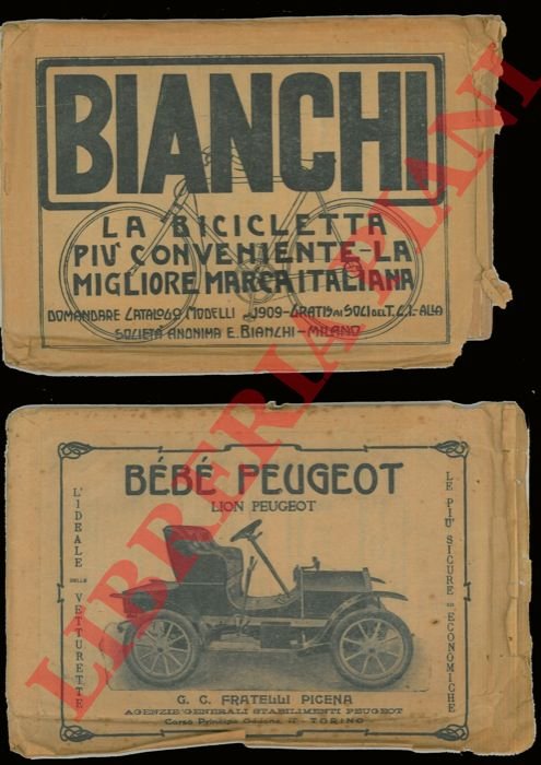 Carta d'Italia del Touring Club Italiano. Foglio N. 1 - …