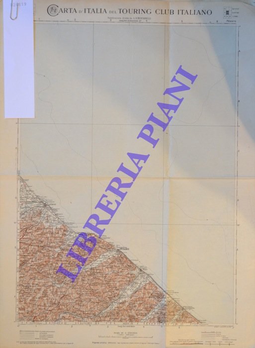 Carta d'Italia. Pesaro. Foglio 20.