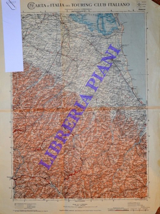 Carta d'Italia. Ravenna. Foglio 19.