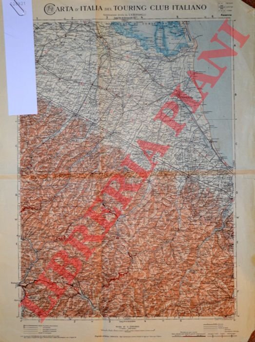 Carta d'Italia. Ravenna. Foglio 19.