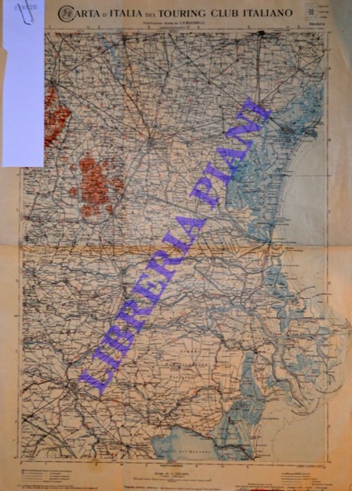 Carta d'Italia. Venezia. Foglio 13.