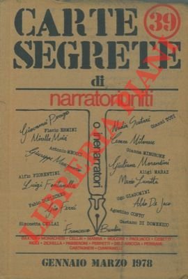 Carte segrete di narratori riuniti. N. 39.
