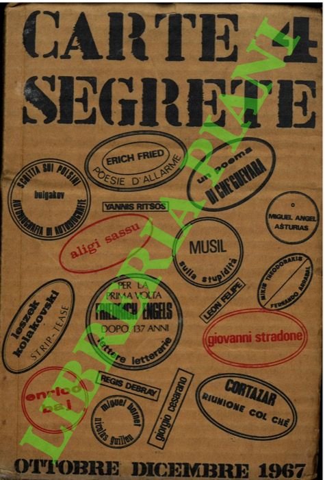 Carte segrete. N. 4. Rivista trimestrale di lettere ed arti.