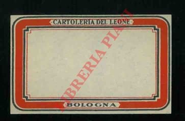 Cartoleria del Leone. Bologna.