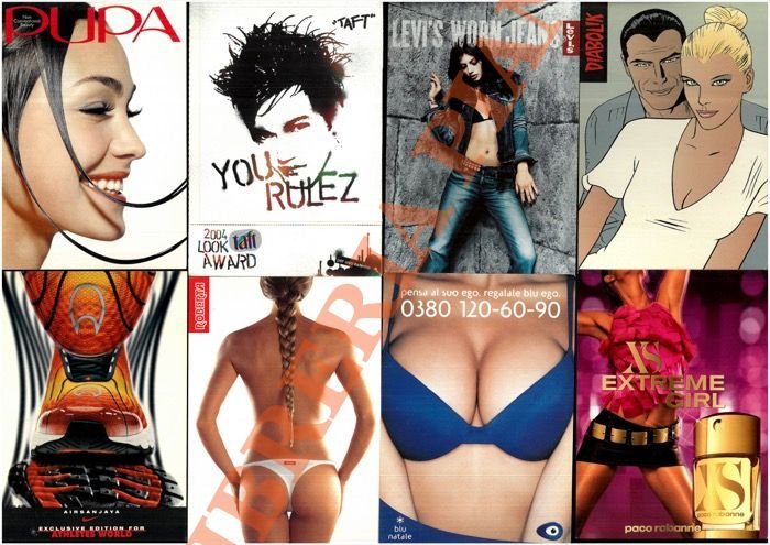 Cartoline illustrate pubblicitarie o simili; non viaggiate, recenti (anni 2000/2010 …