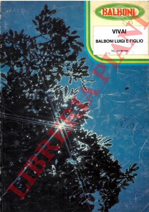 Catalogo Balboni Vivai. Cento -