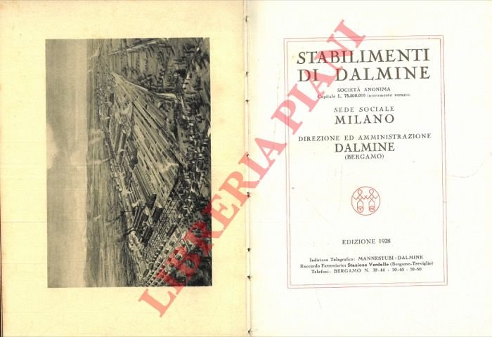 Catalogo Generale degli Stabilimenti di Dalmine (Bergamo).