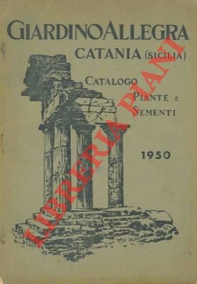 Catalogo piante e sementi. 1950. | Immagine Gallery 2